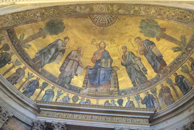 Artwork in the Basilica