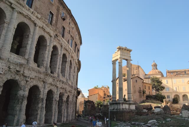 Theather of Marcellus and some other ruins near the Forum