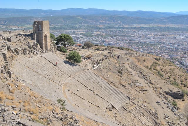 The super steep theater at Pergamum