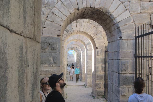 Corridor under the acropolis