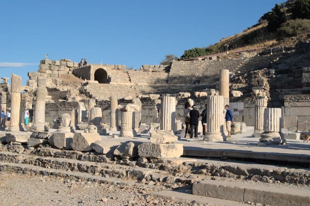 A small theater in Ephesus. Possibly the place were Paul did his teaching.