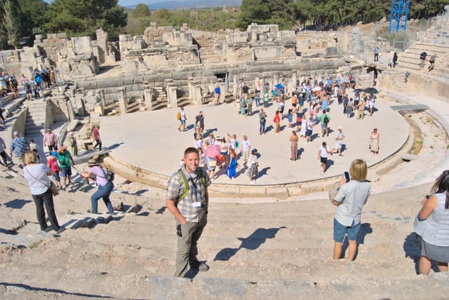 Me standing in the Grand Theater