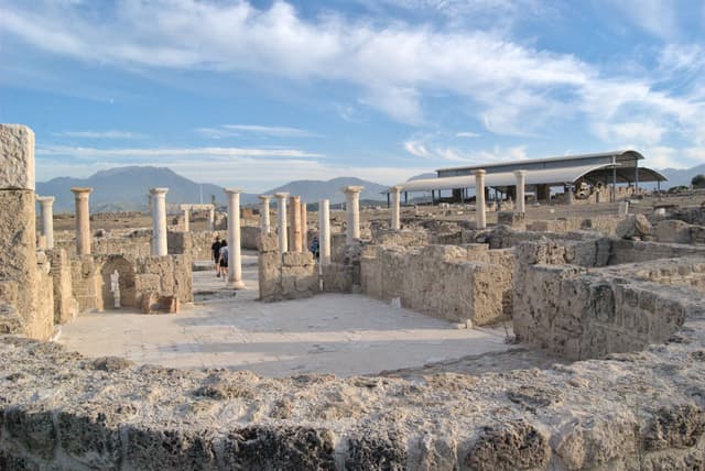 Ruins of some houses
