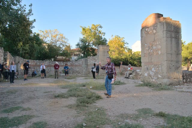 Standing in an ancient church at Thyatira