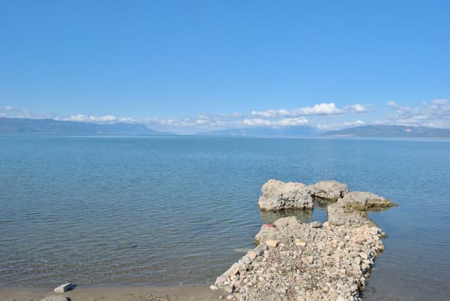 The place where the church that hosted the Council once was. It's underwater now.