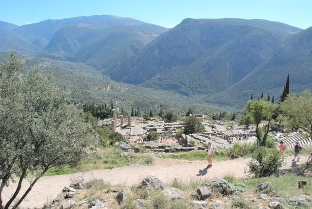 Delphi and the surrounding valley