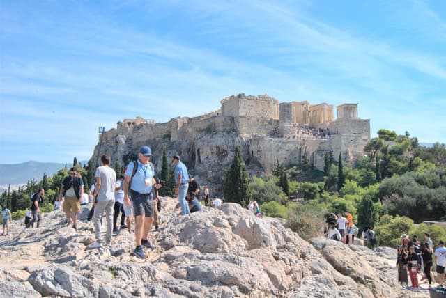 View of the Acropolis from Mars Hill