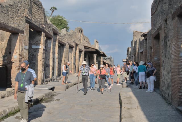 A typical street in Pompeii