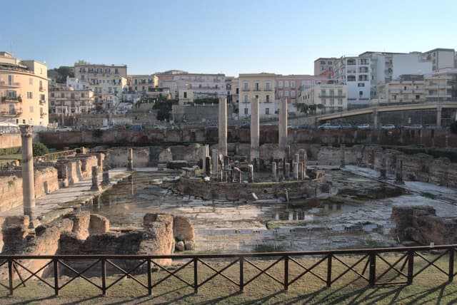 Ruins of Puteoli, where Paul arrived in Italy