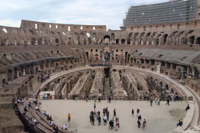 Inside of the Colosseum