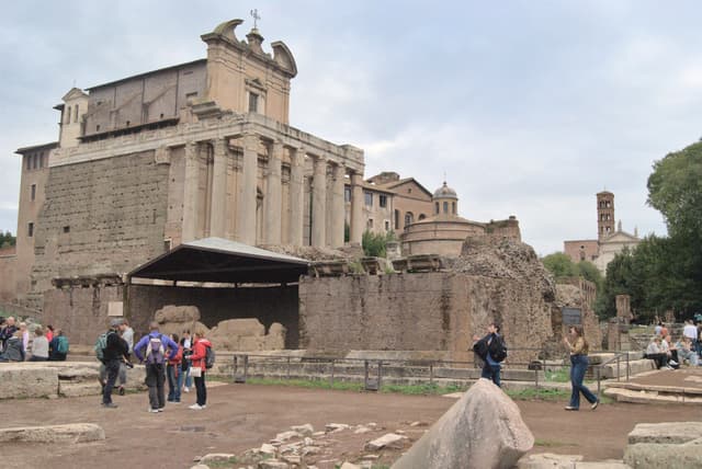 An ancient temple that was converted into a church