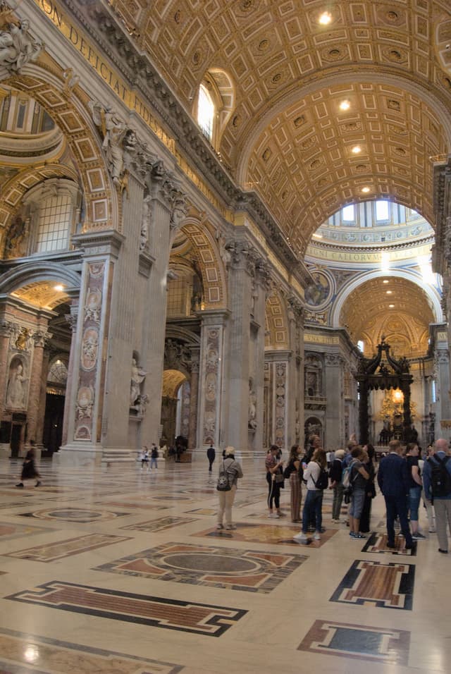 Interior of the Basilica