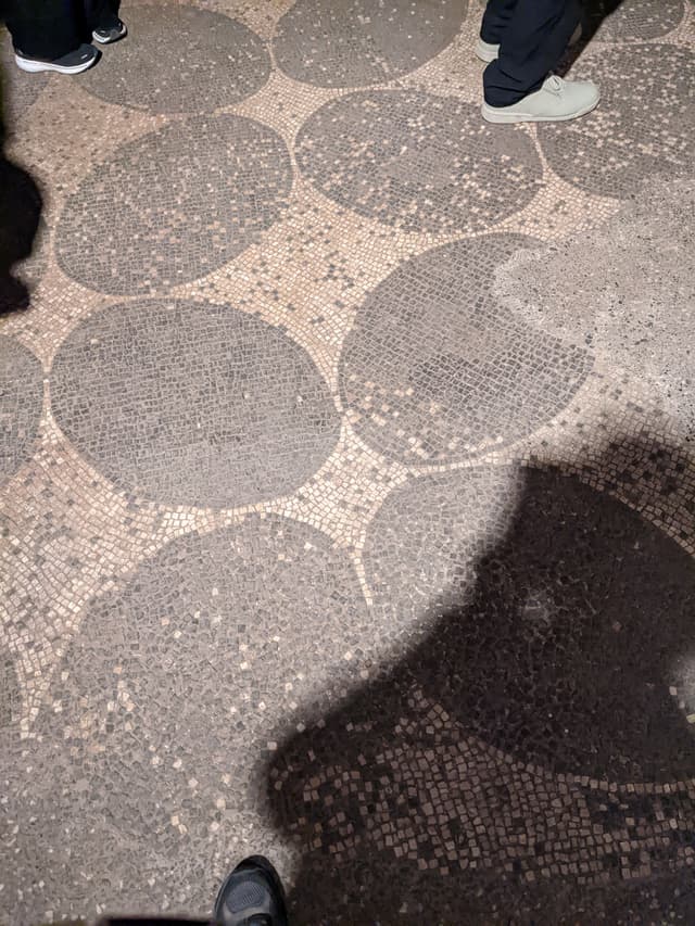 Mosaic floor in an apartment under Rome