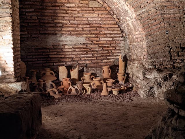 Pottery in an apartment